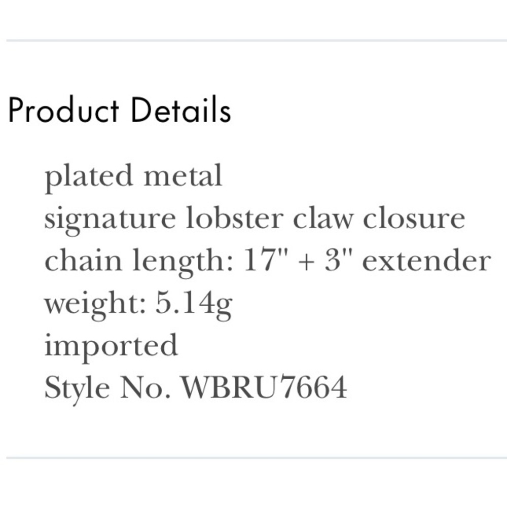 Kate Spade initial necklace - Picture 5 of 5